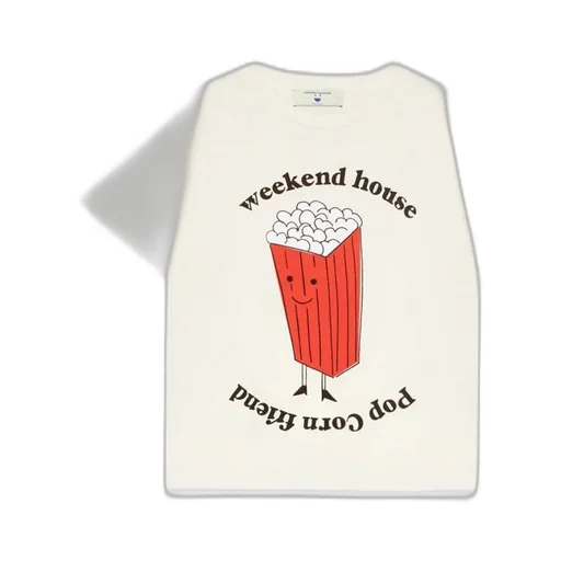 Weekend House Kids Popcorn Graphic Tee