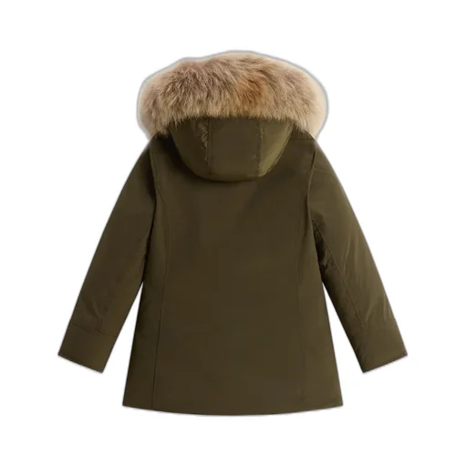 Woolrich Kids Button Detailed Long-Sleeved Parka