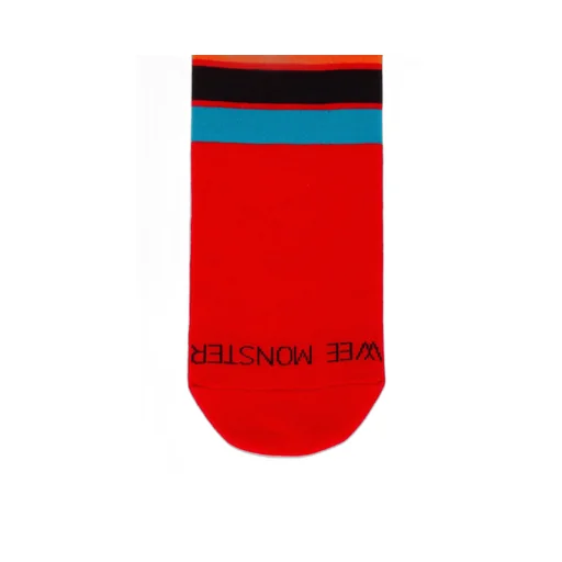 Wee Monster Heart Striped Socks