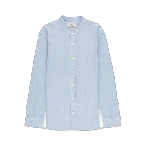 Woolrich Kids Long-Sleeved Buttoned Shirt