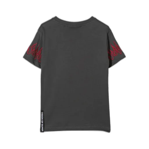 Vision Of Super Kids Embroidered Flame T-Shirt