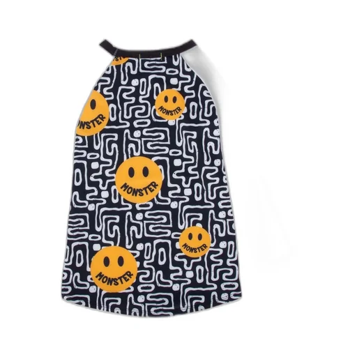Wee Monster Pattern-Printed Long-Sleeved Swim Top