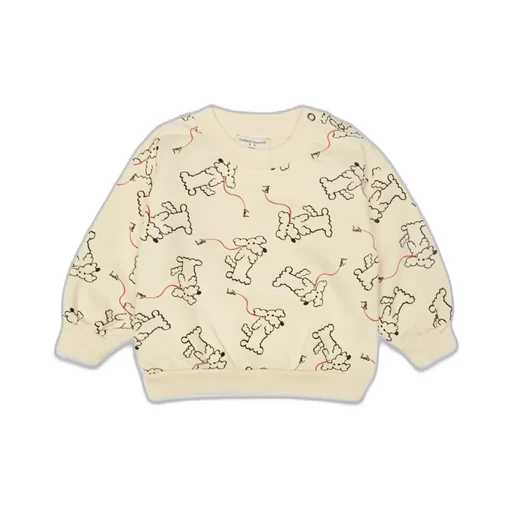 Weekend House Kids Puppy Pattern Sweatshirt