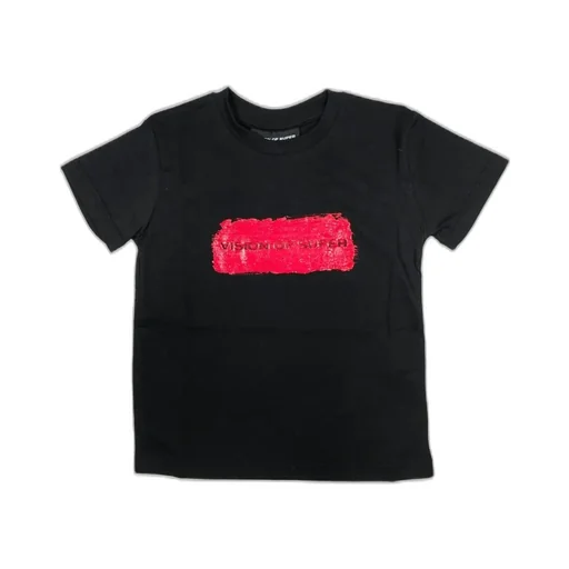 Vision Of Super Kids Logo Printed T-Shirt