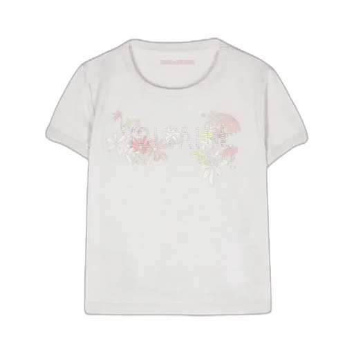 Zadig&Voltaire Floral Embellished Tee