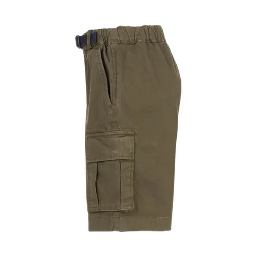 Woolrich Kids Logo-Detailed Belted Waist Cargo Shorts
