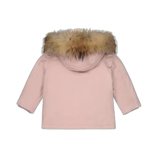 Woolrich Kids Buttoned Long-Sleeved Parka