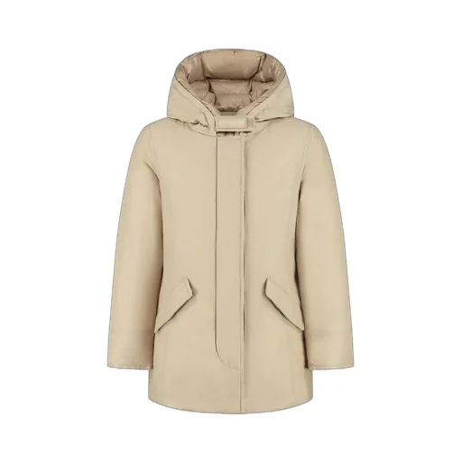 Woolrich Kids Logo Patch Hooded Parka