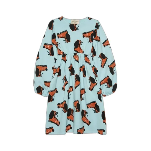 Weekend House Kids Dog Boots Pattern Dress
