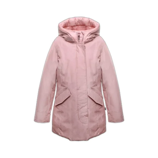 Woolrich Kids Logo Patch Hooded Parka