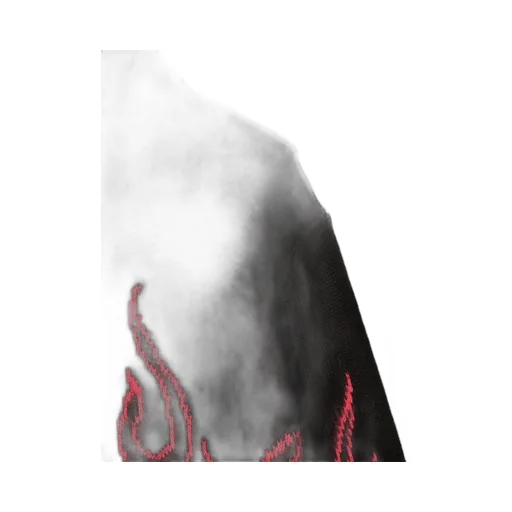 Vision Of Super Kids High Neck Jumper With Flames