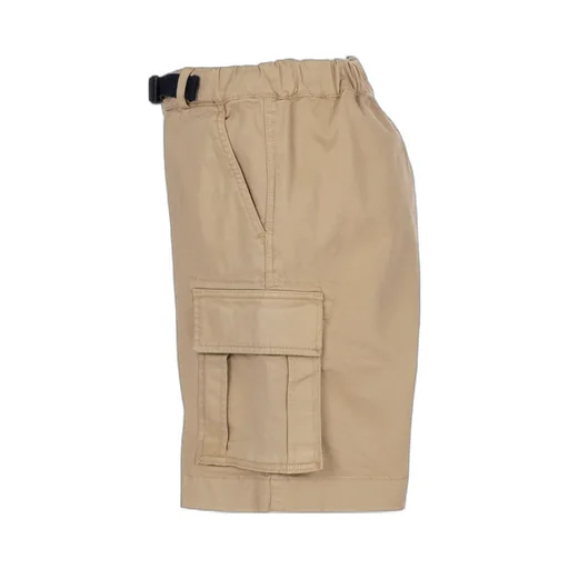 Woolrich Kids Logo-Detailed Belted Waist Cargo Shorts