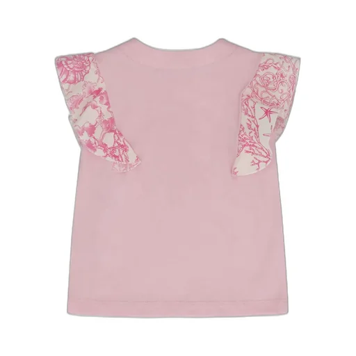 Young Versace Ruffled Sleeve T-Shirt