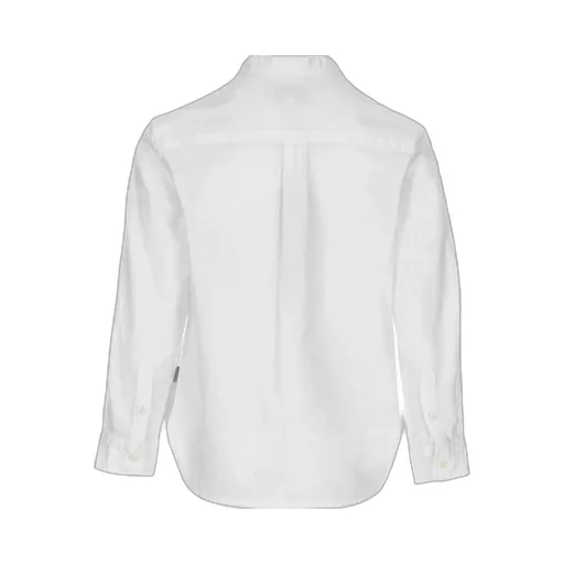Woolrich Kids Curved Hem Shirt