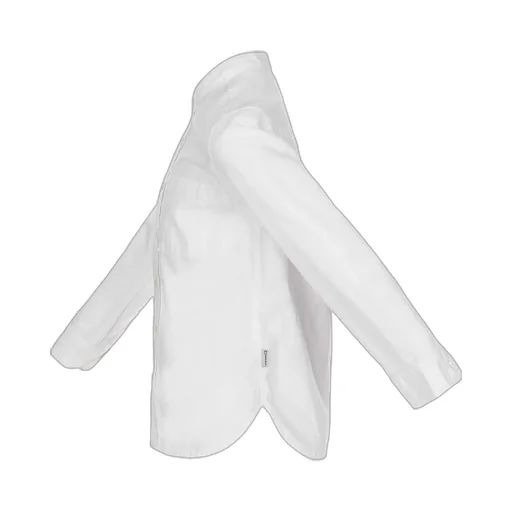 Woolrich Kids Curved Hem Shirt