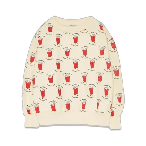 Weekend House Kids Popcorn Pattern Sweatshirt