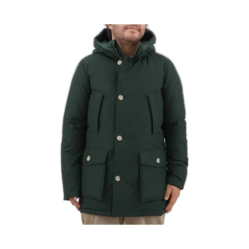 Woolrich Kids Buttoned Long-Sleeved Padded Coat
