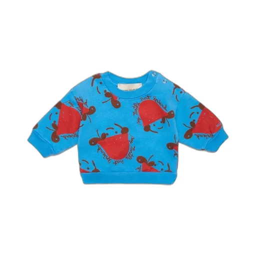 Weekend House Kids Turtle Hat Graphic Sweatshirt