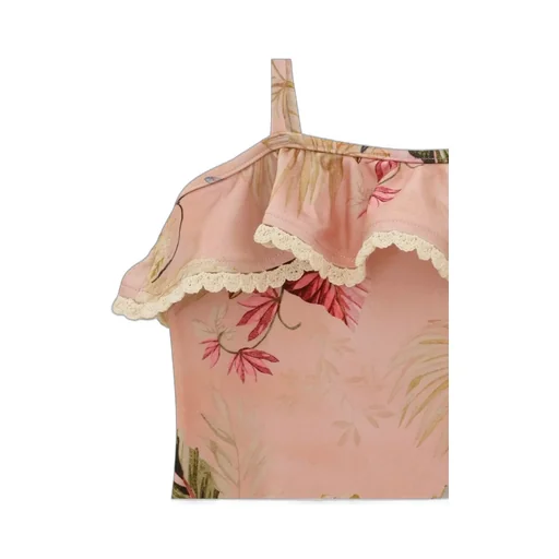 Zimmermann Kids Ruffled Floral Beachwear