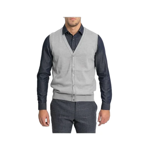 +39Masq V-Neck Knitted Waistcoat