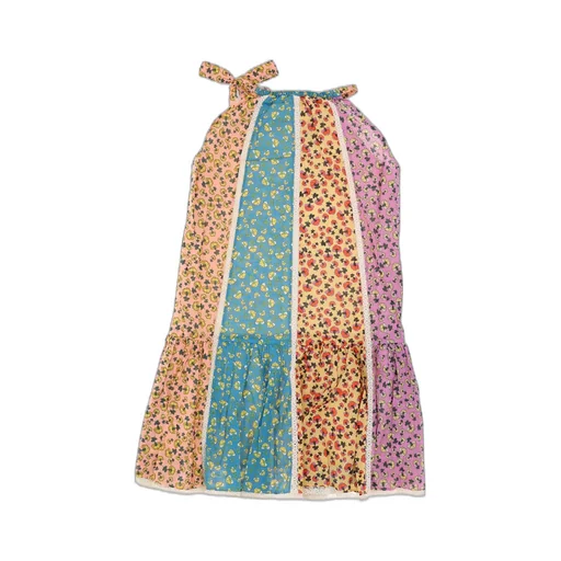 Zimmermann Kids Floral-Printed Self-Tied Ruffled Dress