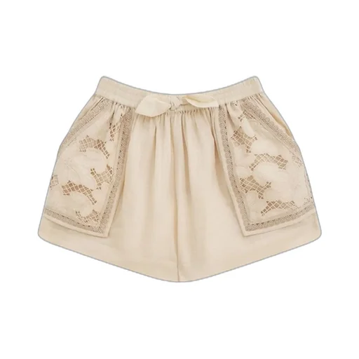 Zimmermann Kids Lace-Trimmed Shorts