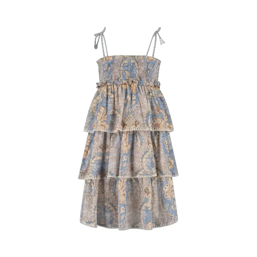 Zimmermann Kids Ruffed Tiered Dress