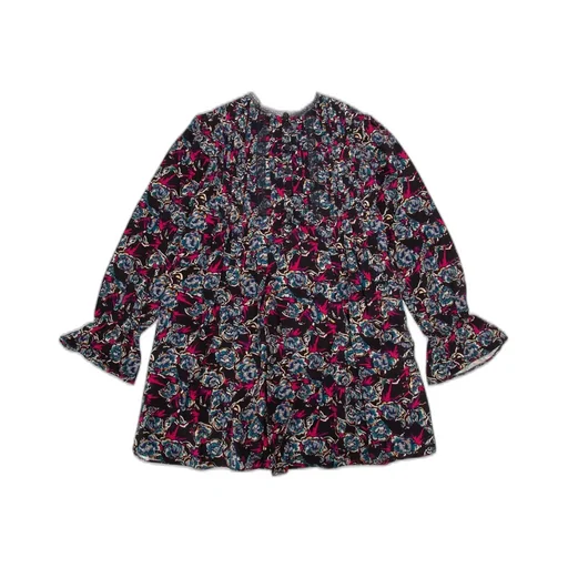 Zadig & Voltaire Kids Lace Trim Floral Printed Dress