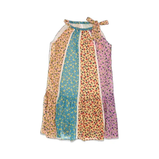 Zimmermann Kids Floral-Printed Self-Tied Ruffled Dress