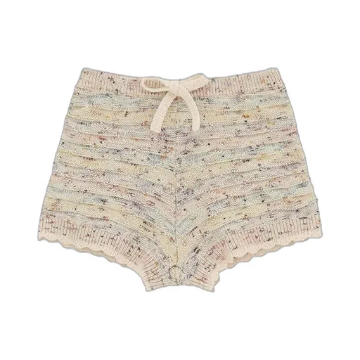 Zimmermann Kids Textured Knit Shorts