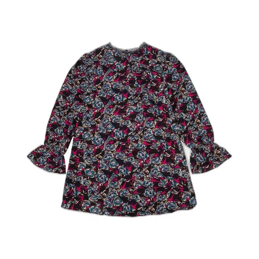 Zadig & Voltaire Kids Lace Trim Floral Printed Dress