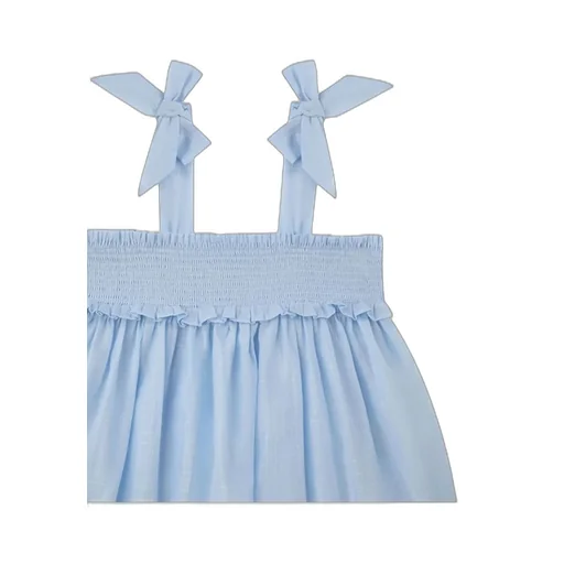 Zimmermann Kids Embroidered Smocked Top