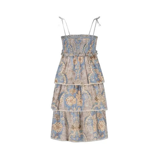 Zimmermann Kids Ruffed Tiered Dress