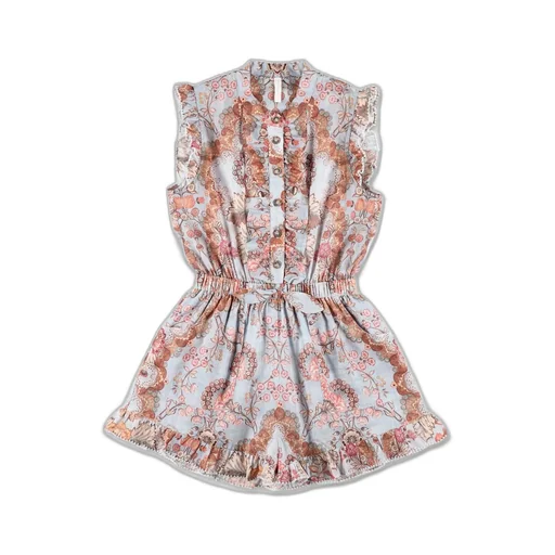 Zimmermann Kids Daylight Frill Playsuit