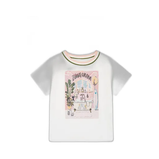 Zimmermann Kids Ottie Printed T-Shirt