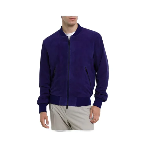 Arma Two Way Zipped Leather Jacket