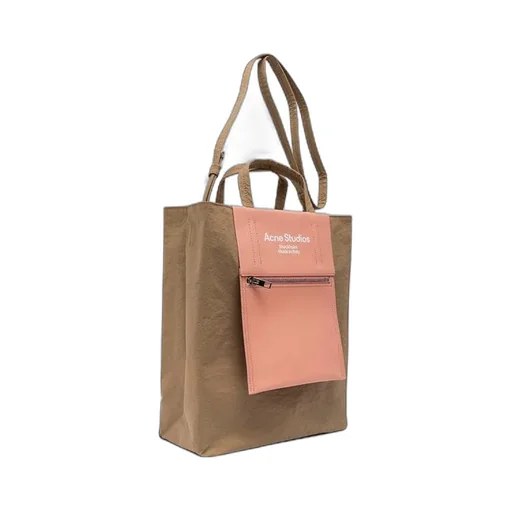 Acne Studios Papery-Texture Logo Printed Tote Bag