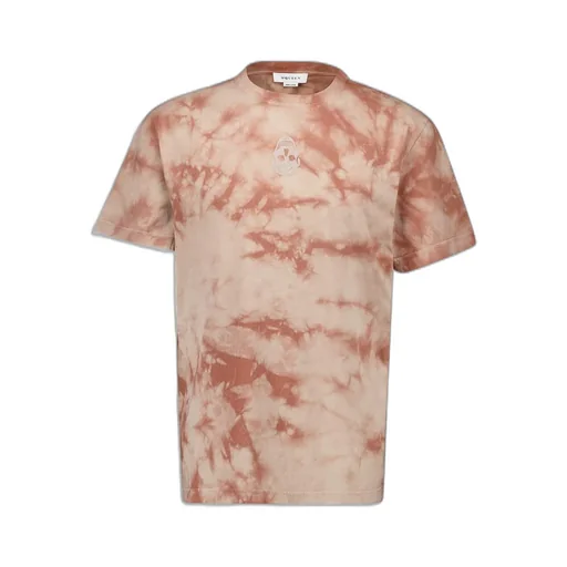 Alexander Mcqueen Skull Embroidered Tie-Dyed T-Shirt