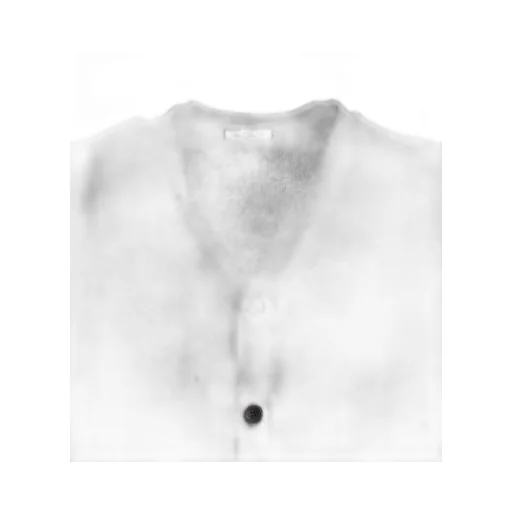 Auralee Buttoned V-Neck Knitted Sweater