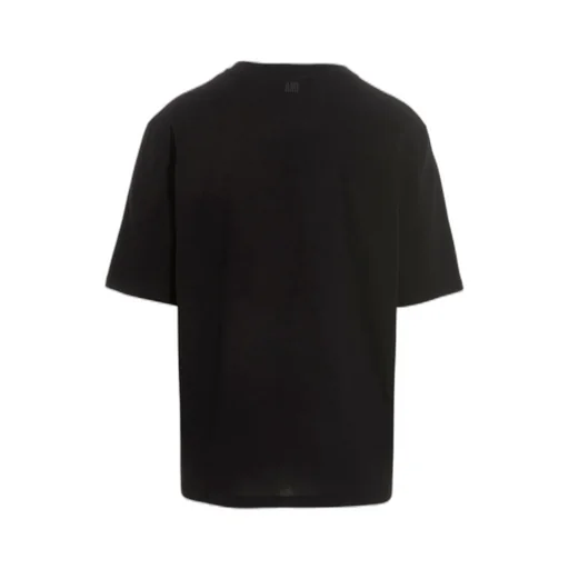 Ami Paris Ami De Coeur Logo Embroidered T-Shirt