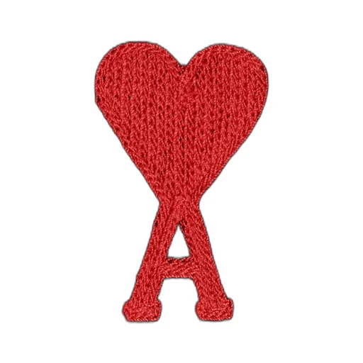 Ami Paris Ami De Coeur Logo Embroidered T-Shirt