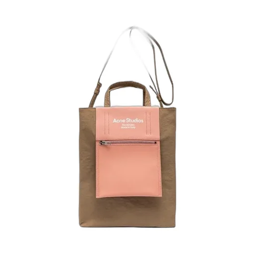 Acne Studios Papery-Texture Logo Printed Tote Bag