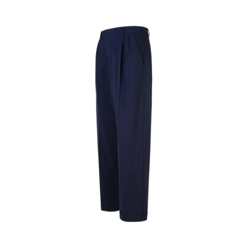 Marissa Navy Viscose Blend Trousers