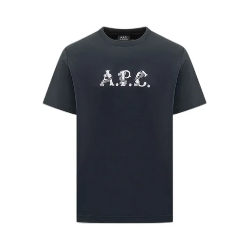 A.P.C. Logo Printed Crewneck T-Shirt