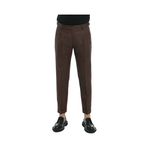 Berwich Houndstooth Straight-Leg Trousers
