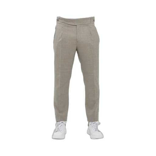 Berwich Buttoned Pleated Trousers