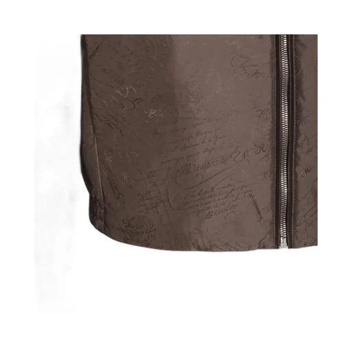 Berluti Logo Patch Zip-Up Jacket