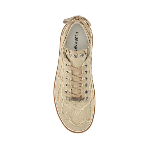 Bluemarble Kelly Frayed Detail Lace-Up Sneakers