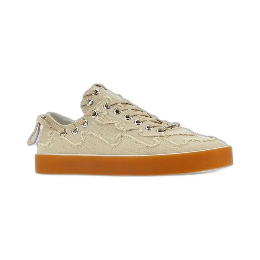 Bluemarble Kelly Frayed Detail Lace-Up Sneakers