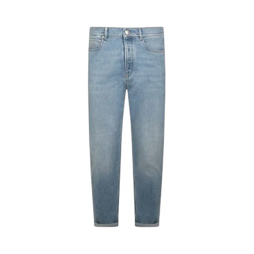 Brunello Cucinelli Distressed Straight-Leg Jeans